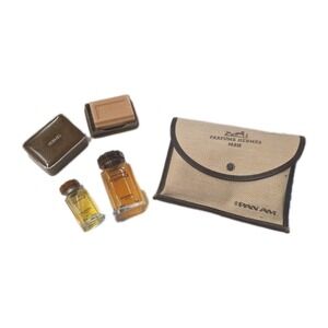 equipage hermes 30ml Eau De Toilette 1 & 3oz Vintage Soap pan am first class kit